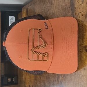 L.L. Bean Orange and Black Trucker Hat